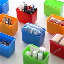 CT施达 收纳整理小号杂物储物盒 家用长方形塑料无盖收纳盒 收纳篮